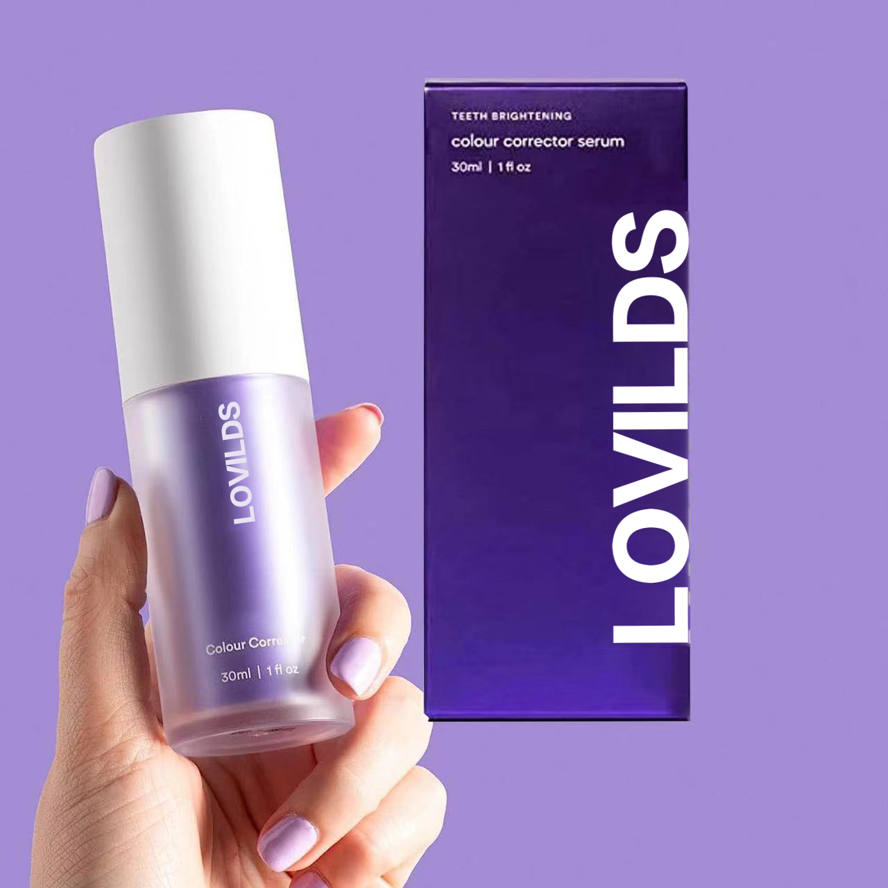 LOVILDS Colour Corrector Serum-Bright White Teeth Toothpaste