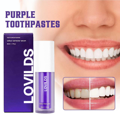 LOVILDS Colour Corrector Serum-Bright White Teeth Toothpaste