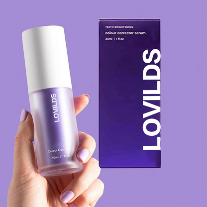 LOVILDS Colour Corrector Serum-Bright White Teeth Toothpaste
